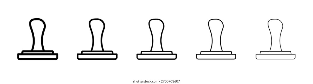 Stamp icon Vector Art Illustration