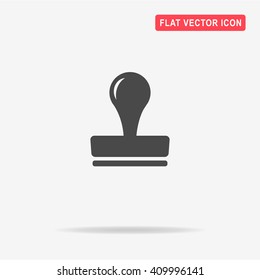 Stamp icon. Vector concept illustration for design.