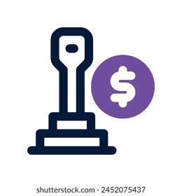 stamp icon. vector dual tone icon for your website, mobile, presentation, and logo design.