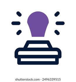 Icono de sello. Vector Icono de doble tono para su Sitio web, móvil, presentación y diseño de logotipo.