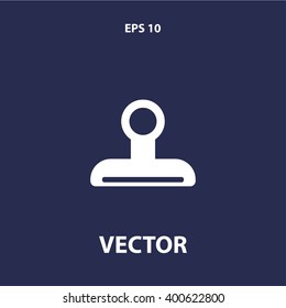 stamp icon. vector eps10 icon
