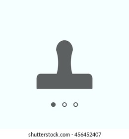 Stamp Icon, vector, icon flat