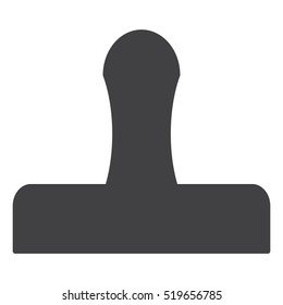 Stamp Icon Vector Flat Design Style Stock Vector (Royalty Free ...