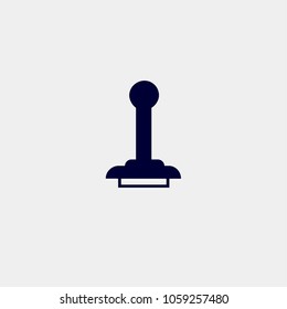 stamp icon vector, illustration.