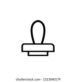 Stamp icon vector illustration