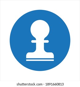 Stamp Icon vector illustration design template - vector