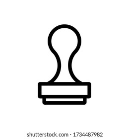 Stamp icon, vector illustration. Flat design style. vector stamp icon illustration isolated on white background, stamp icon Eps10. stamp icons graphic design vector symbols.