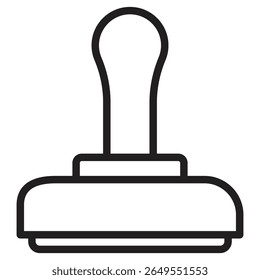 stamp icon vector illustration isolated sign
