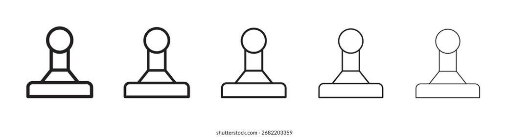 stamp icon vector illustration isolated
