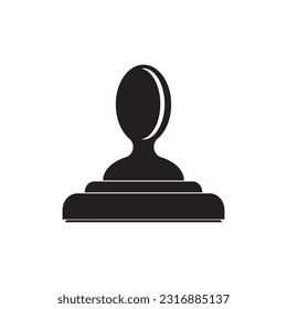 stamp icon vector illustration symbol design