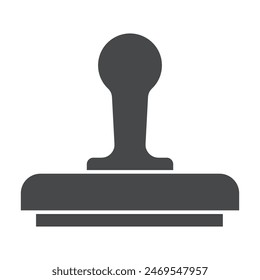 Icono de sello Ilustración vectorial fondo blanco