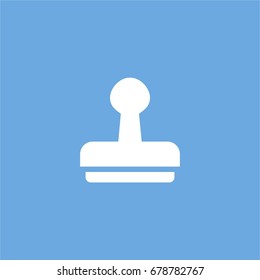 stamp icon. vector sign symbol on white background