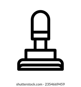 Stamp Icon Vector Symbol Design Illustration