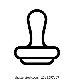 Stamp Icon Vector Symbol Design Illustration