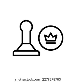 stamp icon for your website design, logo, app, UI.