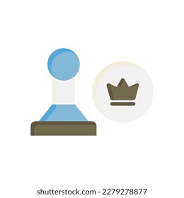 stamp icon for your website design, logo, app, UI.