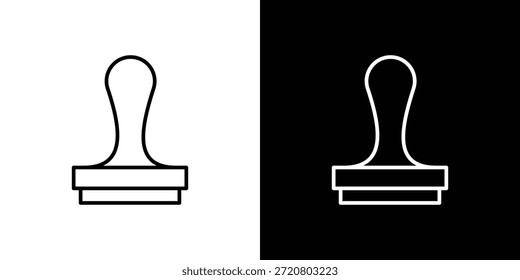 Stempelsymbole Grafikdesign, Vektorsymbole. Symbol EPS10.