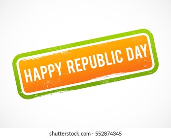 Stamp for Indian Republic day.