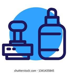 Stamp and ink pad