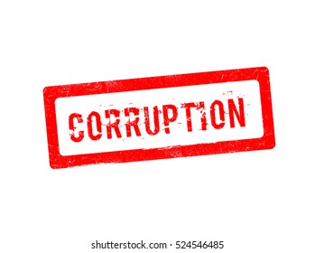 Stamp of International Anti-corruption day.