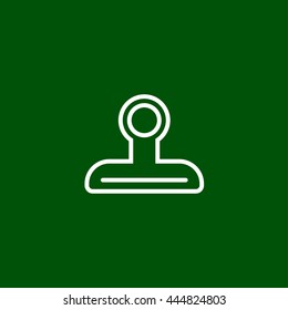 stamp line icon