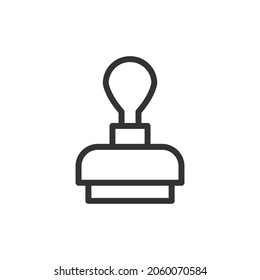 Icono de línea de marca. Símbolo web para web y aplicaciones. Diseño de firma en el estilo de contorno. Objeto de trazo de marca.