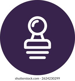 Stamp Line vector Icon Design