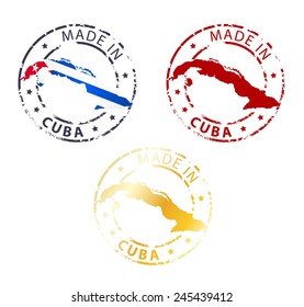 Stamp Made in Cuba.