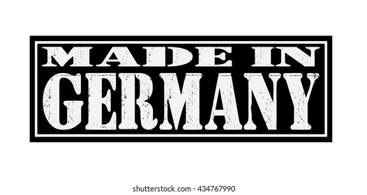 stamp "made in Germany" on a white background. Vector illustration