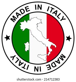 Stamp " Made in Italy "