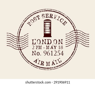 stamp mail design, vector illustration eps10 graphic 