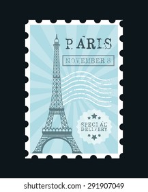stamp mail design, vector illustration eps10 graphic 