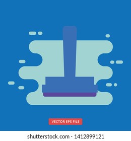 Stamp modern flat business vector icon