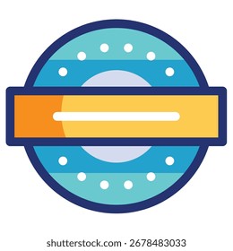 Stamp Modern Vector Icon - Minimale Illustration Symbol Template für Web Mobile App UI Design