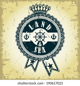 Stamp with a nautical theme