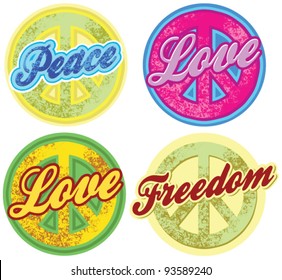 stamp peace symbol