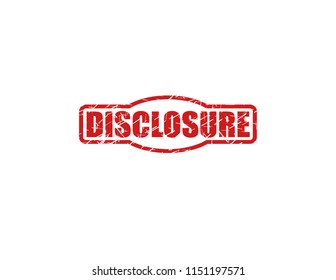 Stamp red disclosure