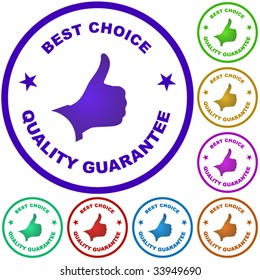 Stamp for retail. Vector set.