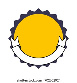 stamp with ribbon icon