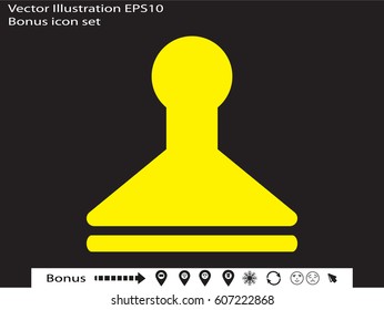 stamp, seal, icon, vector illustration eps10