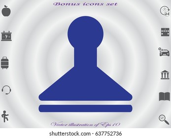 stamp, seal, icon, vector illustration eps10