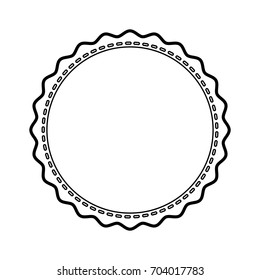 stamp seal isolated icon