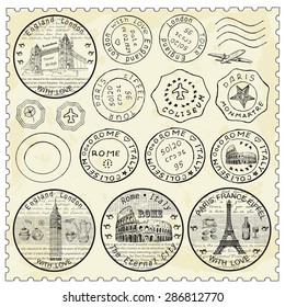 stamp set