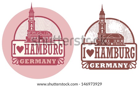 Similar – Image, Stock Photo Landmark of Hamburg