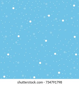 stamp snowflake seamless blue background