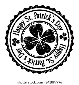 Stamp of St. Patrick's Day,vector illustration 