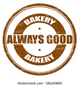 Stamp with text always good inside, vector illustration