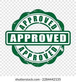 stamp with the text approved