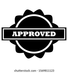 stamp with text approved written inside vector. vector illustration 