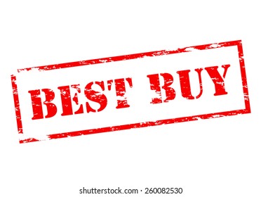 Stamp with text best buy inside, vector illustration